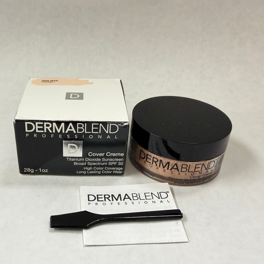 New Dermablend Professional Cover Creme 1 oz Rose Beige Chroma 1